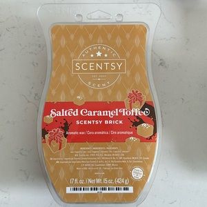 Scentsy Salted Carmel Toffee Brick